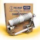 Chave fusível porcelana sem ferragem 15Kv 100 a 300Amp