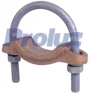 Conector  Grampo para Cabo Haste de  Aterramento  GG - BURNDY 