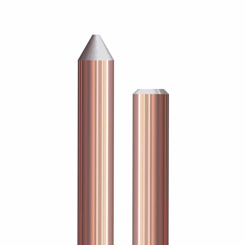 Haste de Aterramento 5/8 e 3/4 Alta Camada 254 microns 