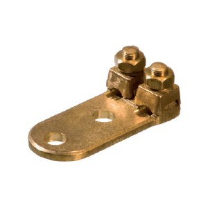 Conector Terminal Bronze 2 Furos TIPO Q2A